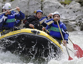 Rafting en el Sella