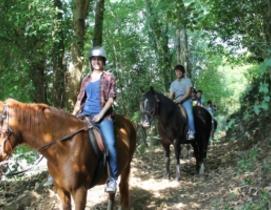 rutas a caballo en Ribadesella